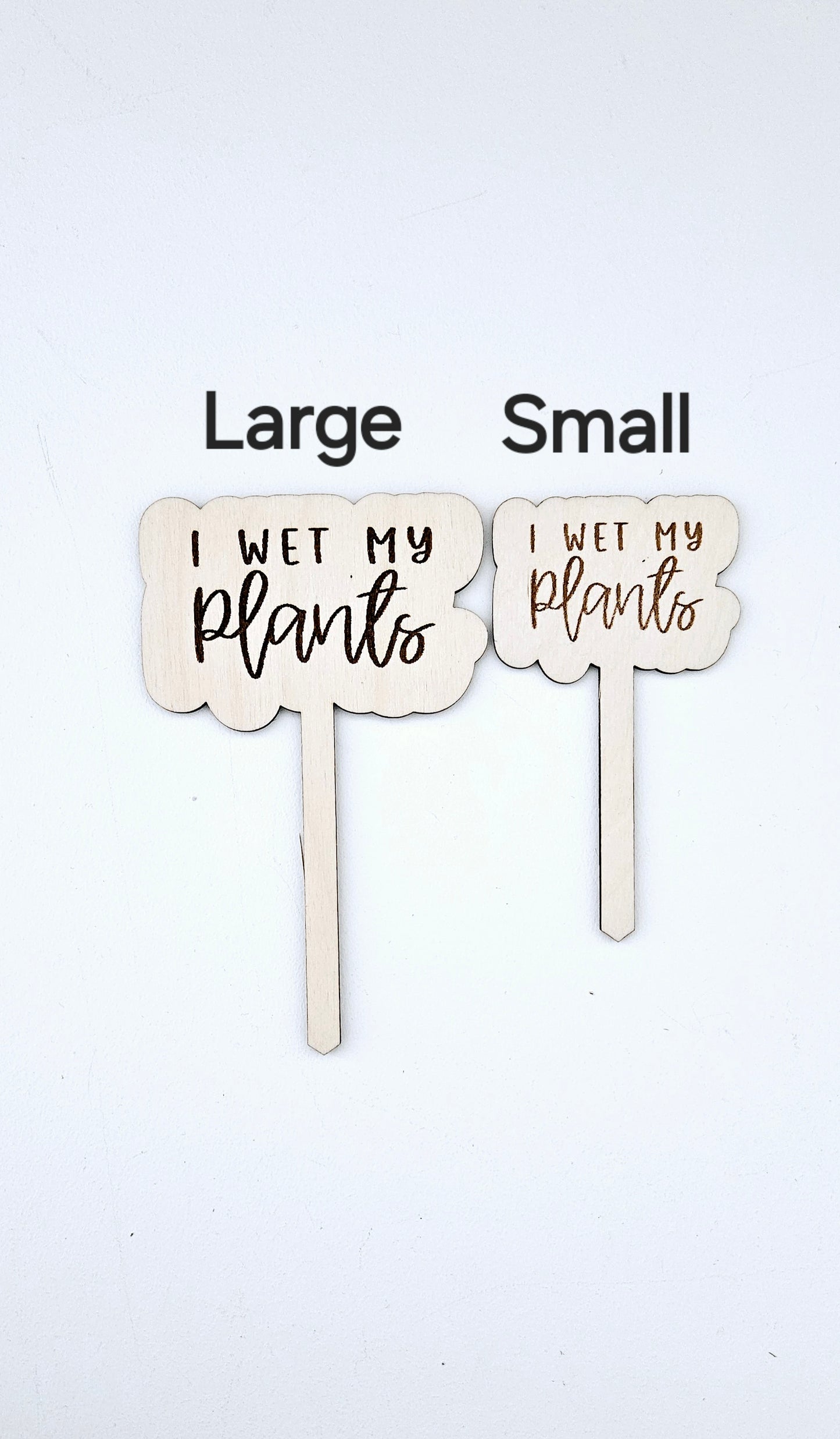 Funny Personalized Wooden Plant Stakes