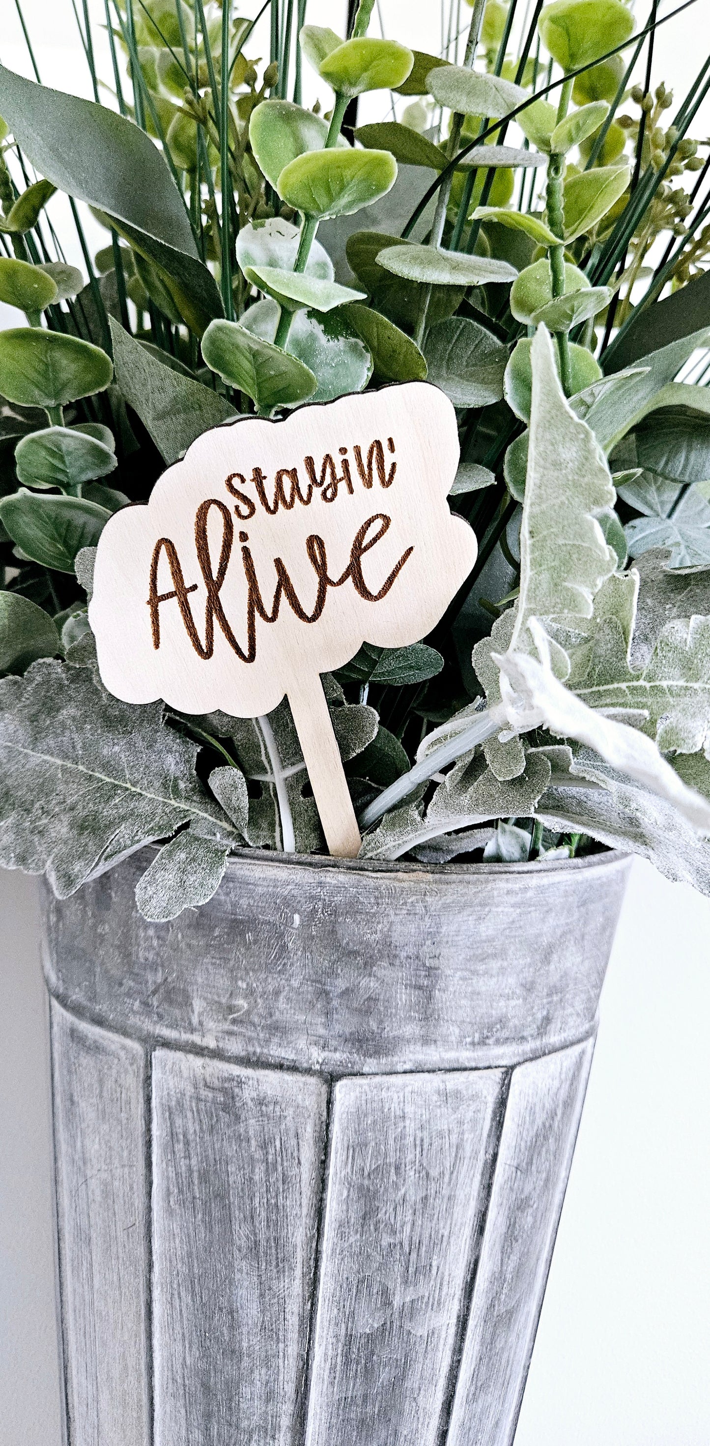 Funny Personalized Wooden Plant Stakes