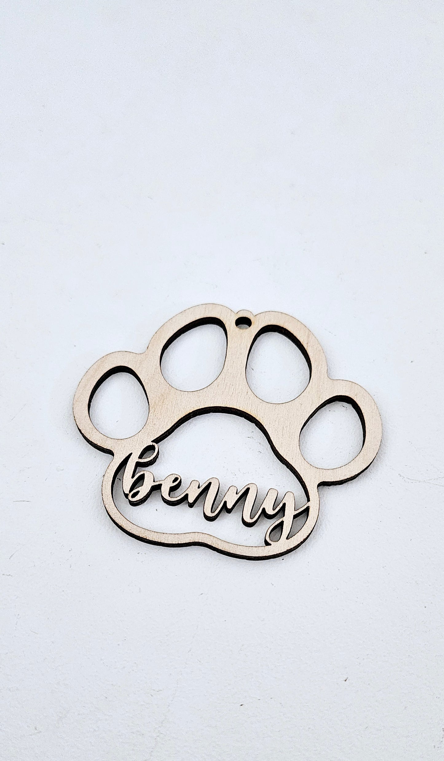 Paw Print Christmas Ornament