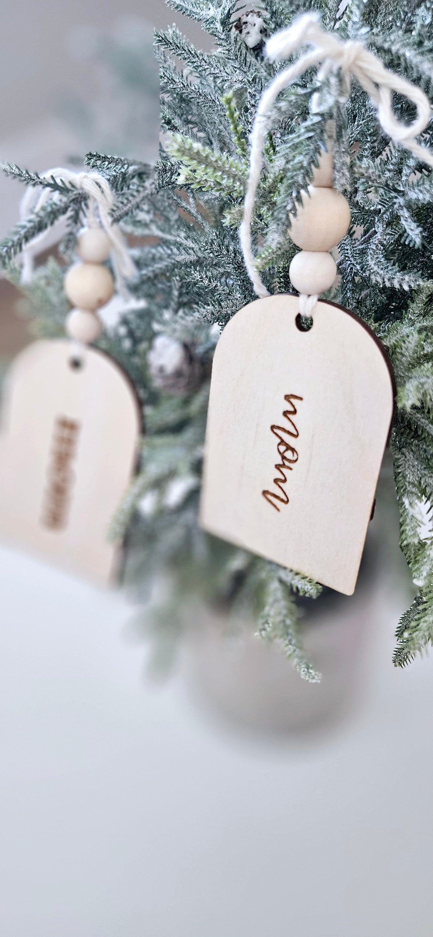 Minimalistic Stocking Tag Modern Christmas