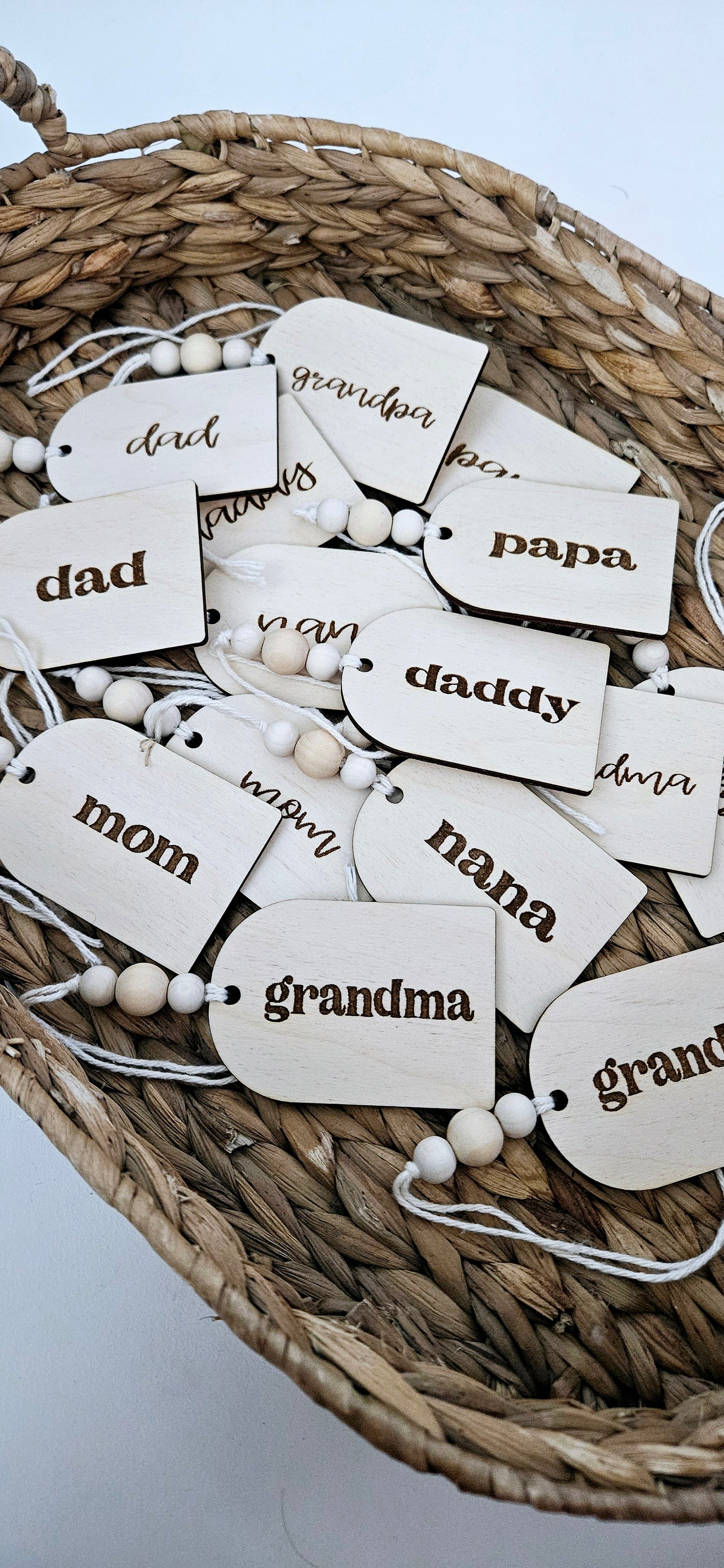 Minimalistic Stocking Tag Modern Christmas