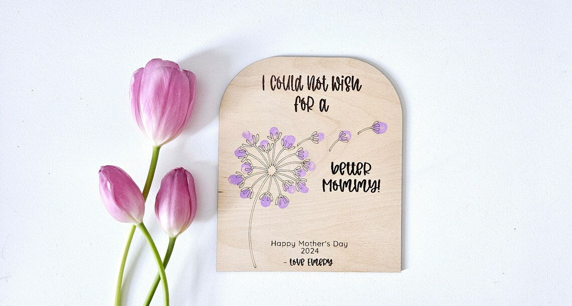 I could not wish for a better Mommy Fingerprint DIY Sign