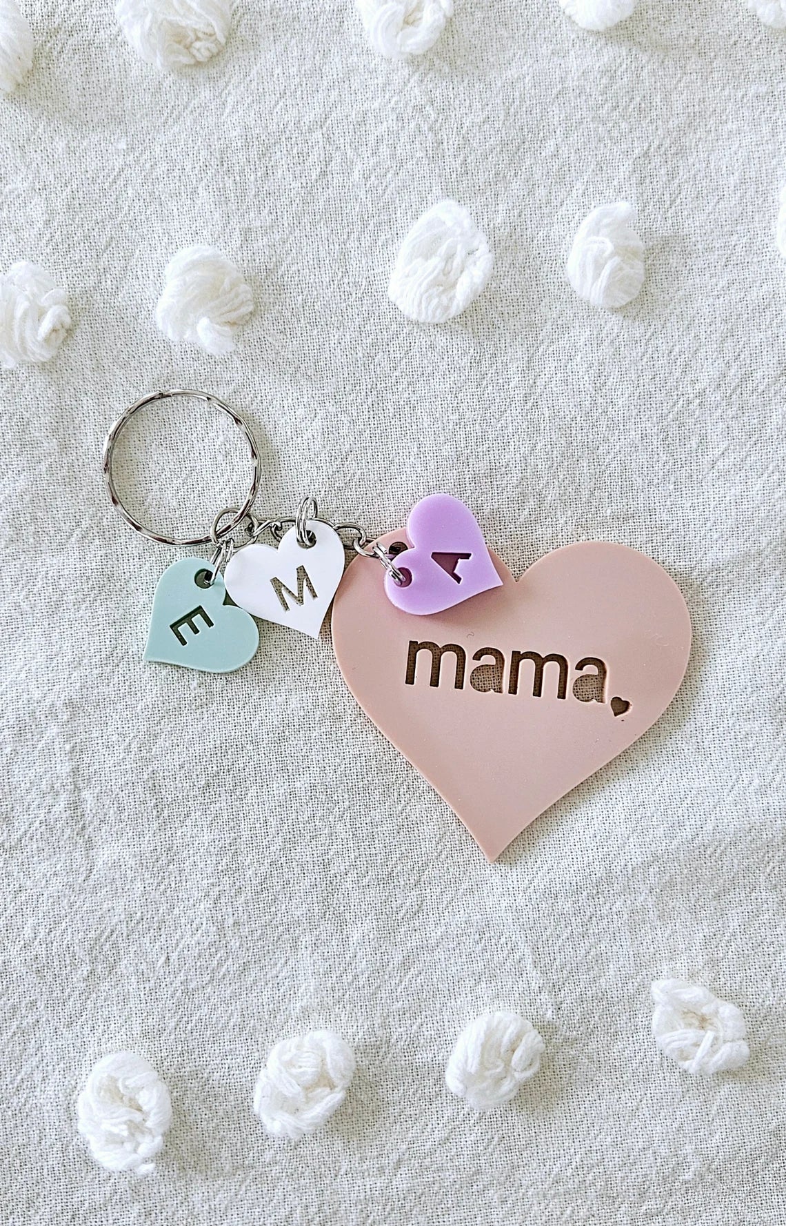 Personalized Mama Keychains