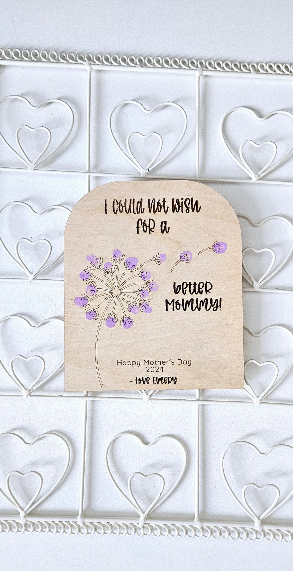 I could not wish for a better Mommy Fingerprint DIY Sign
