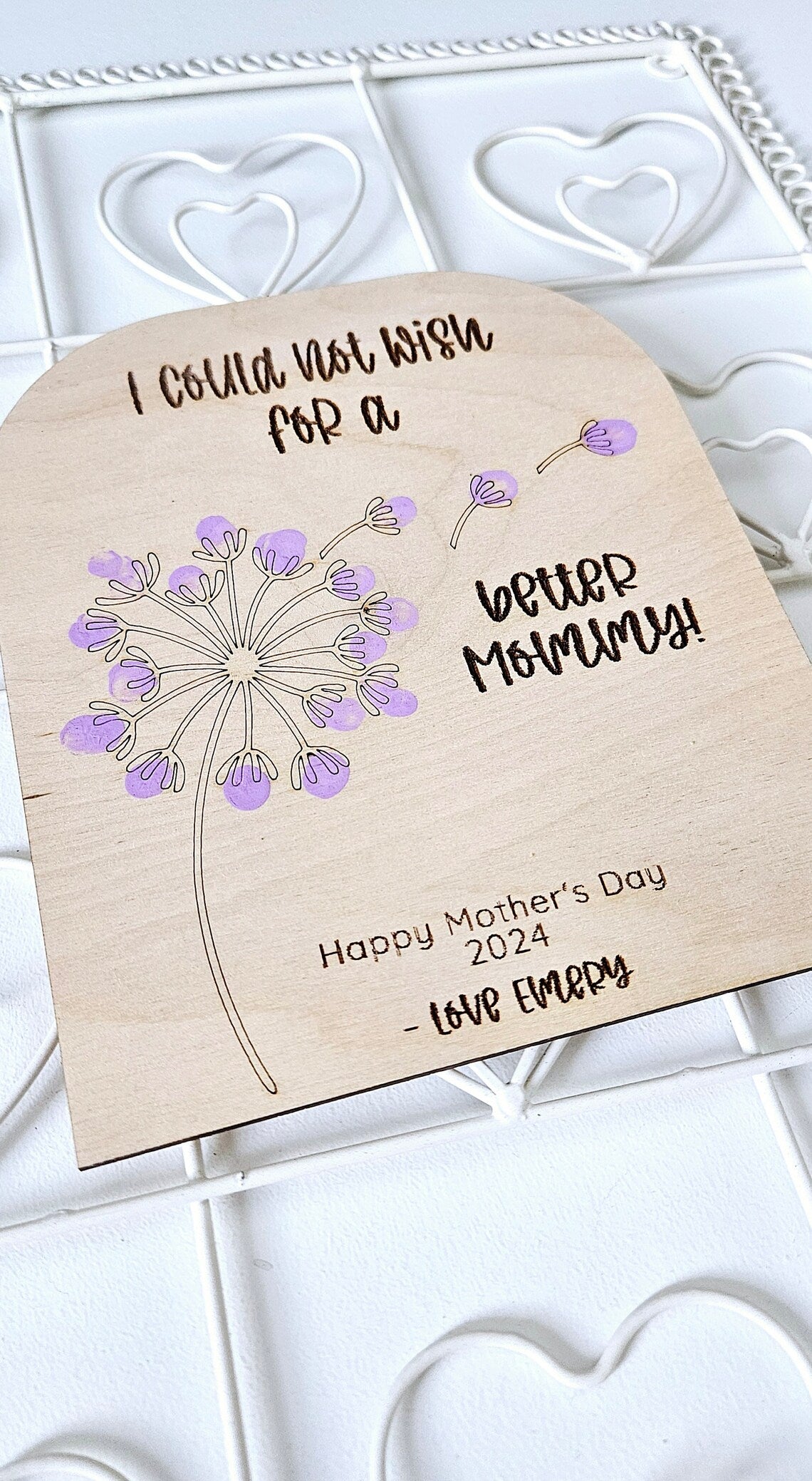I could not wish for a better Mommy Fingerprint DIY Sign