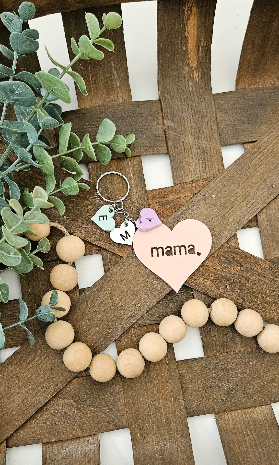 Personalized Mama Keychains