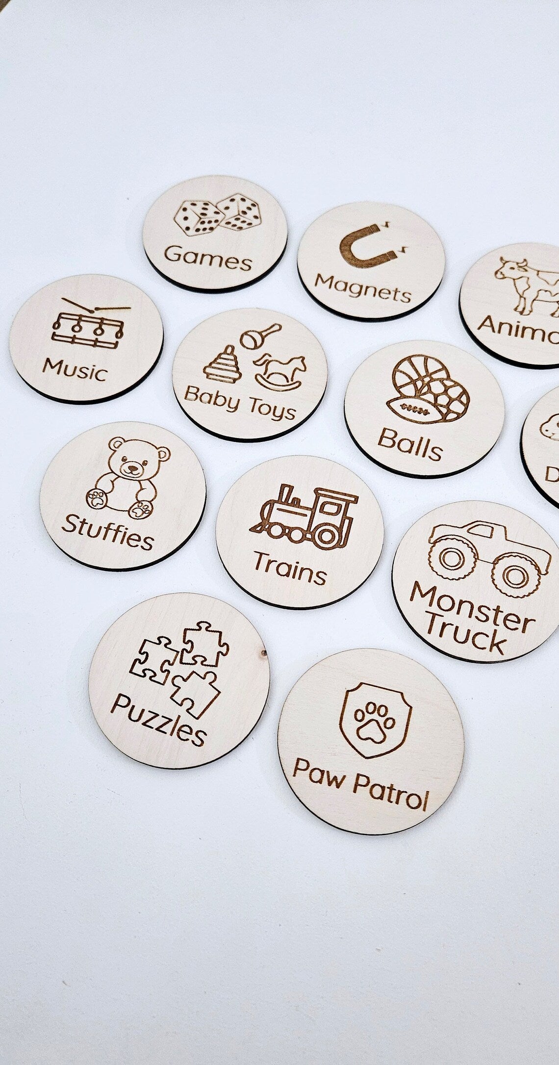 Personalised Wooden Toy Labels