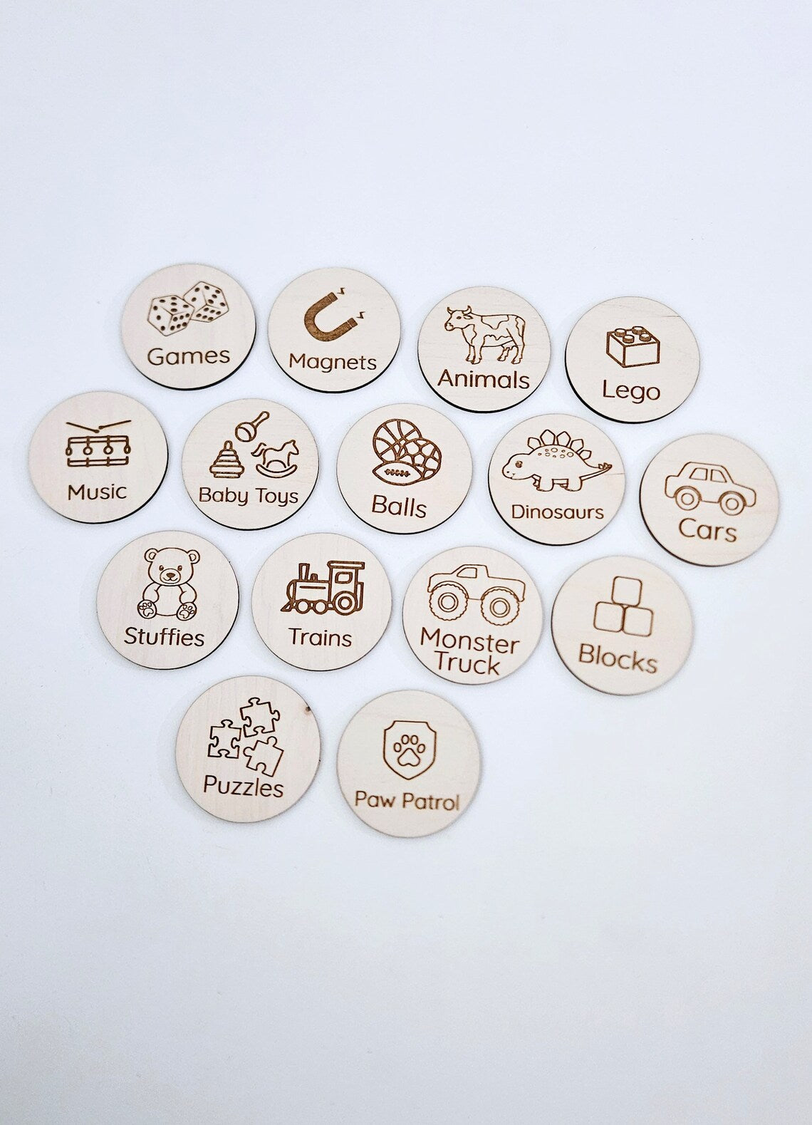 Personalised Wooden Toy Labels