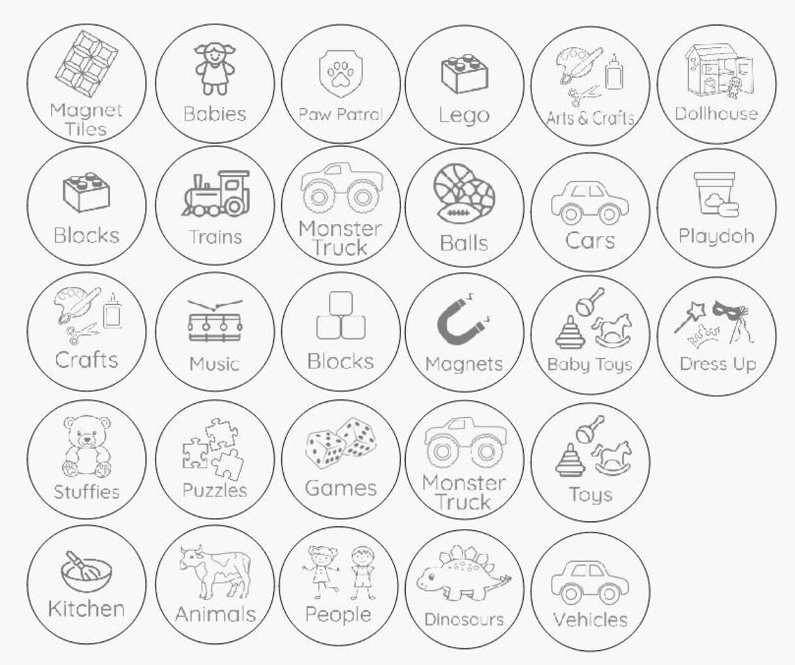 Personalised Wooden Toy Labels
