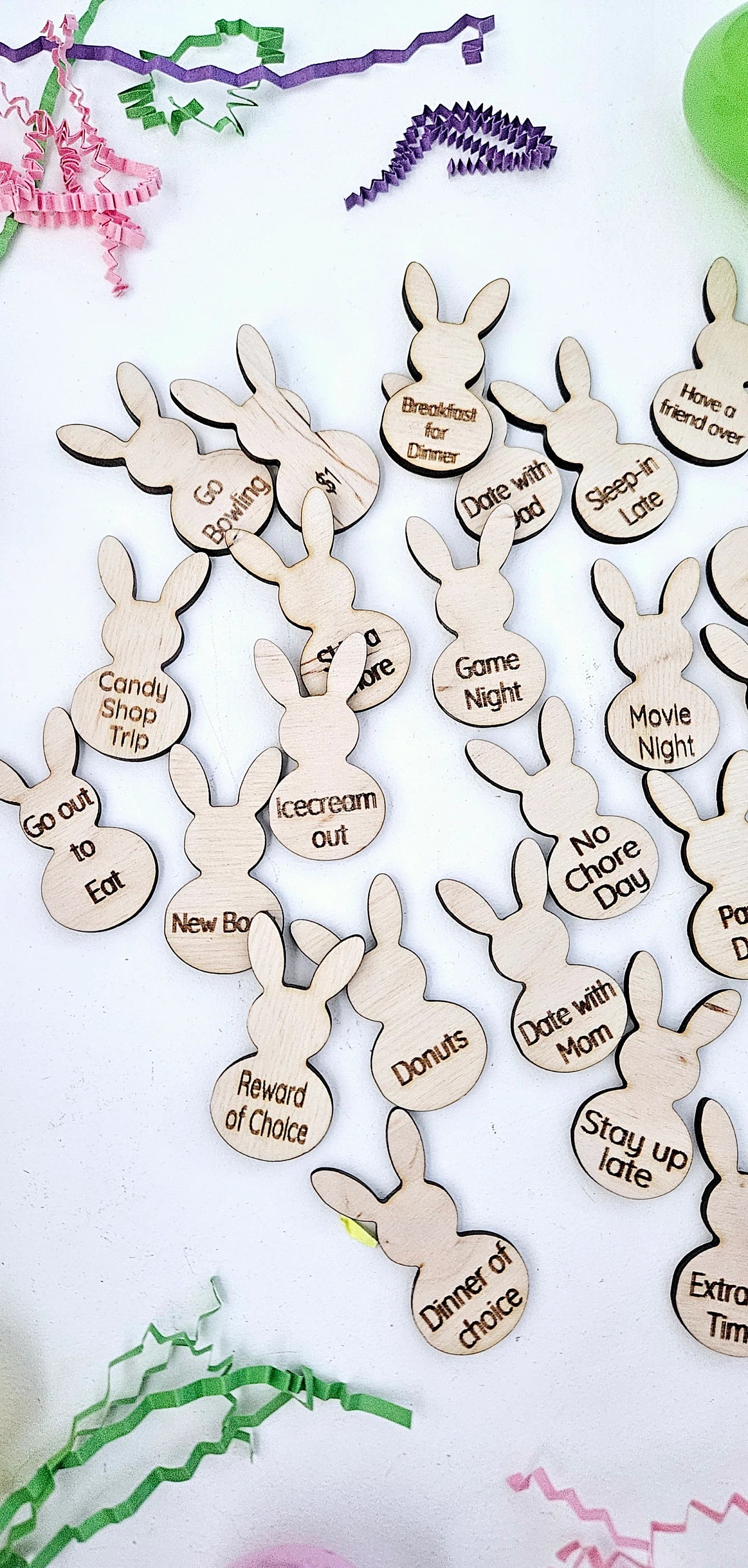 Easter Egg Tokens Basket Stuffers