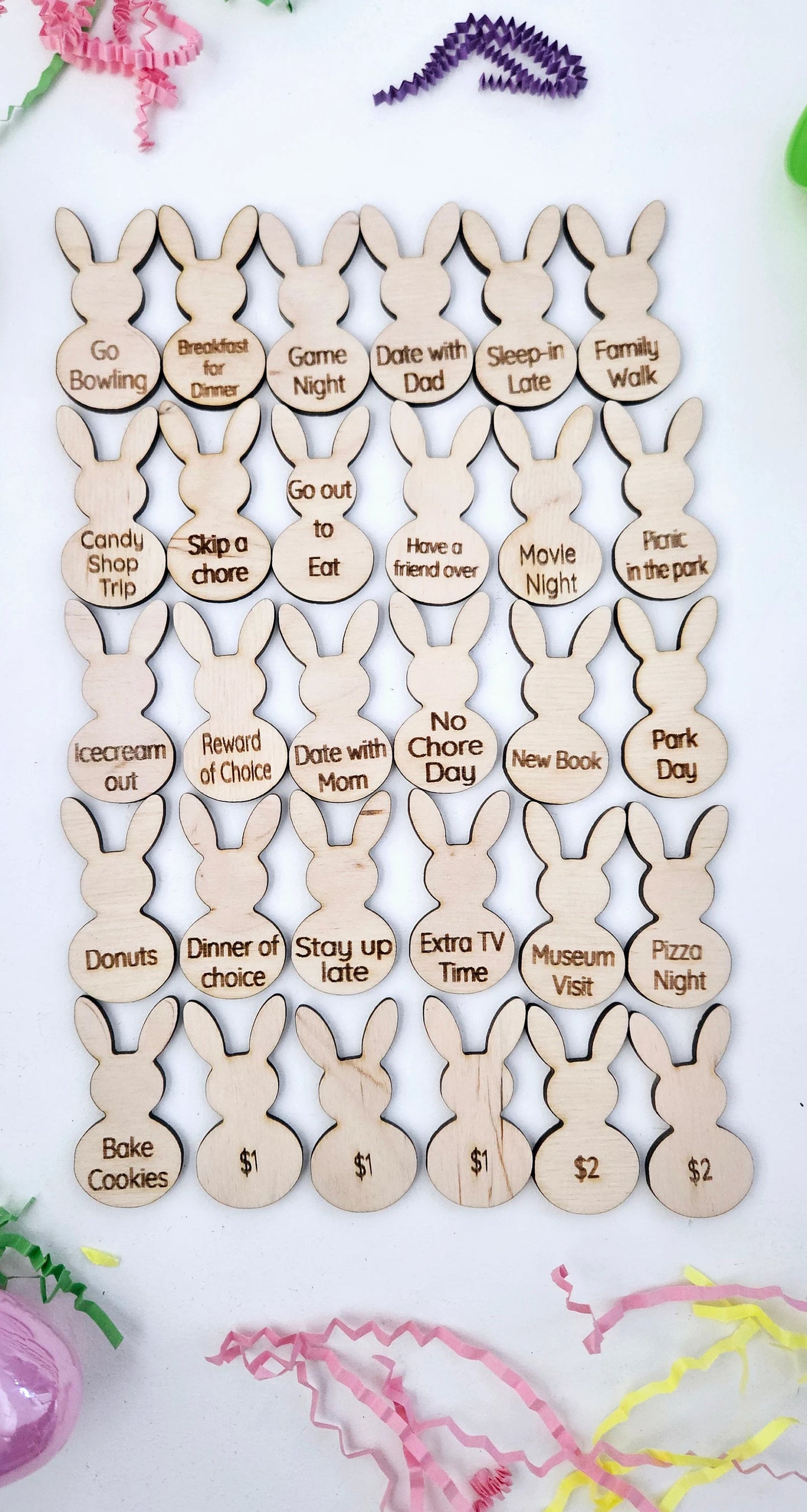 Easter Egg Tokens Basket Stuffers