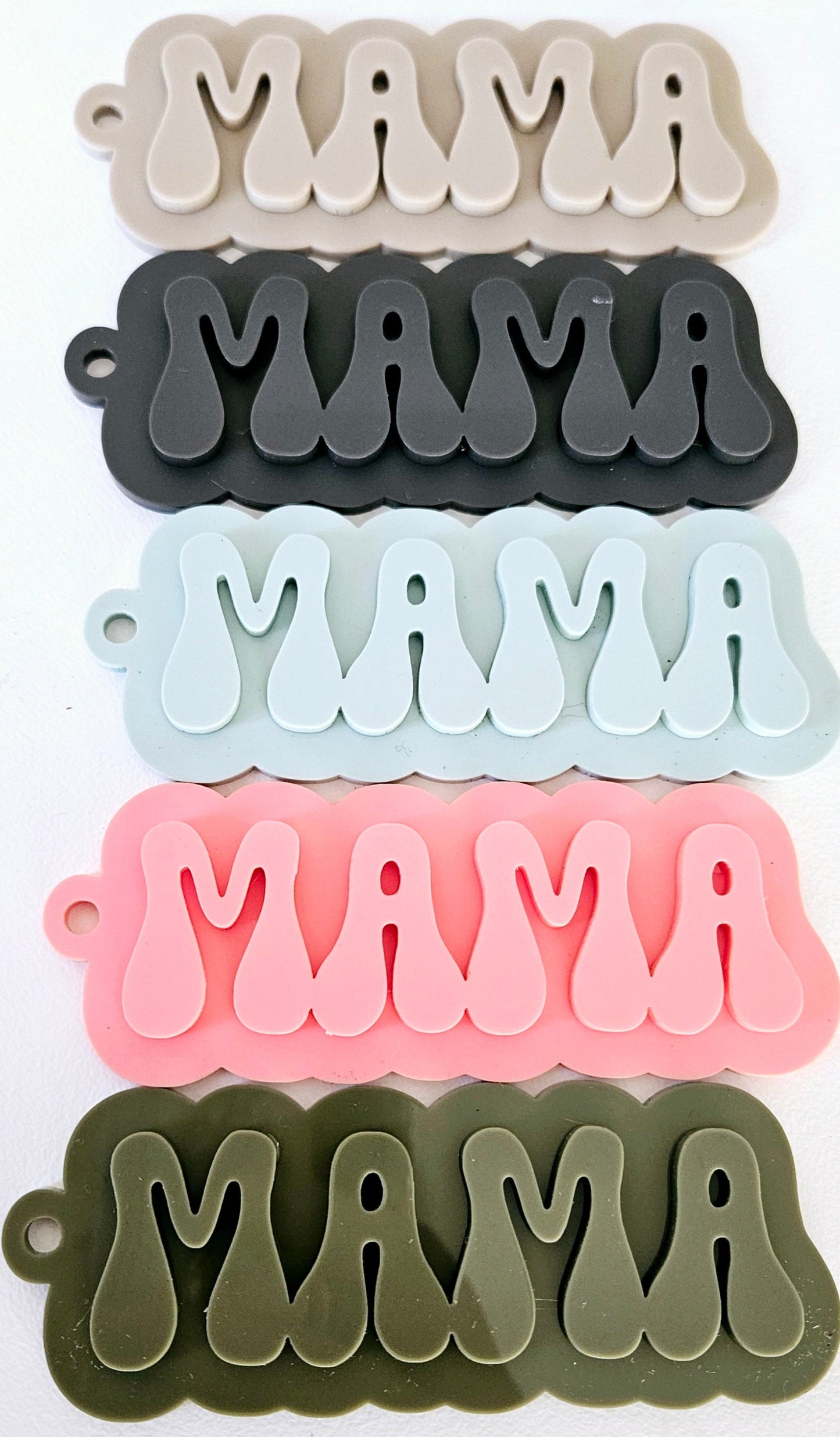 Acrylic Mama Keychain