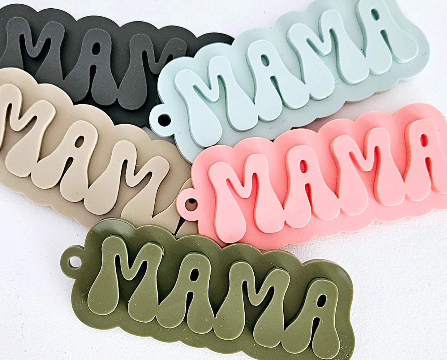 Acrylic Mama Keychain