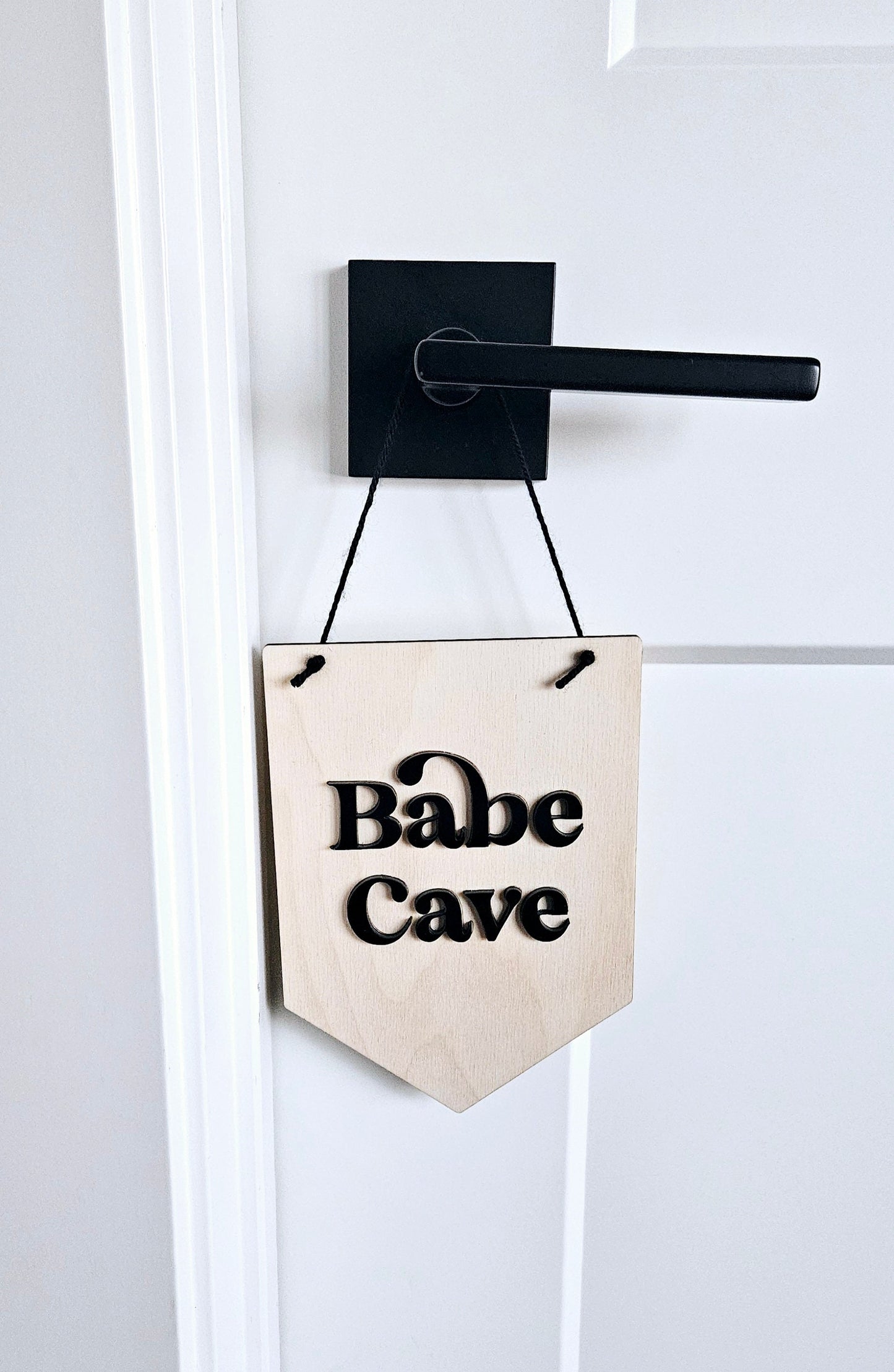 Babe Cave Banner Sign