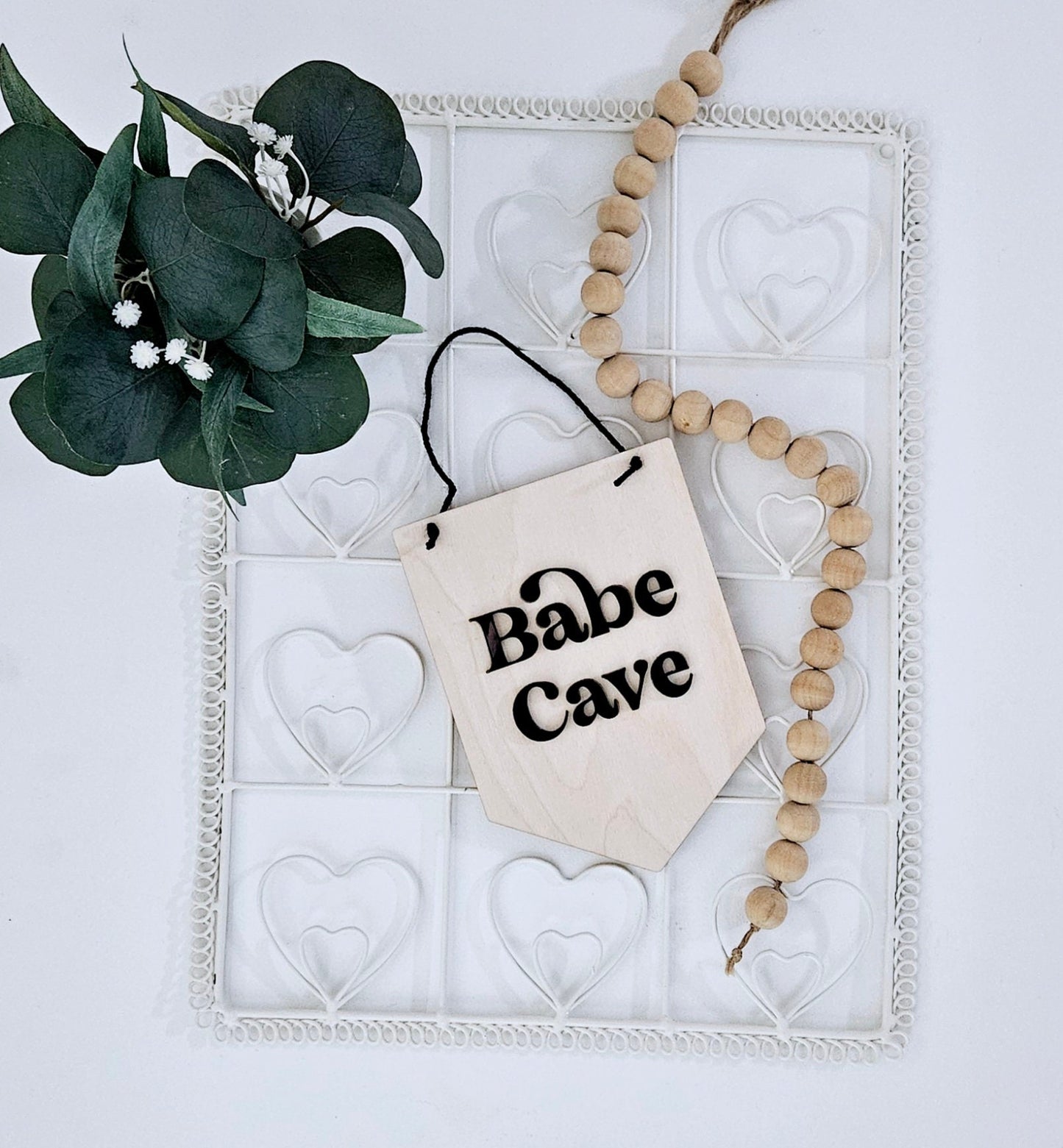 Babe Cave Banner Sign