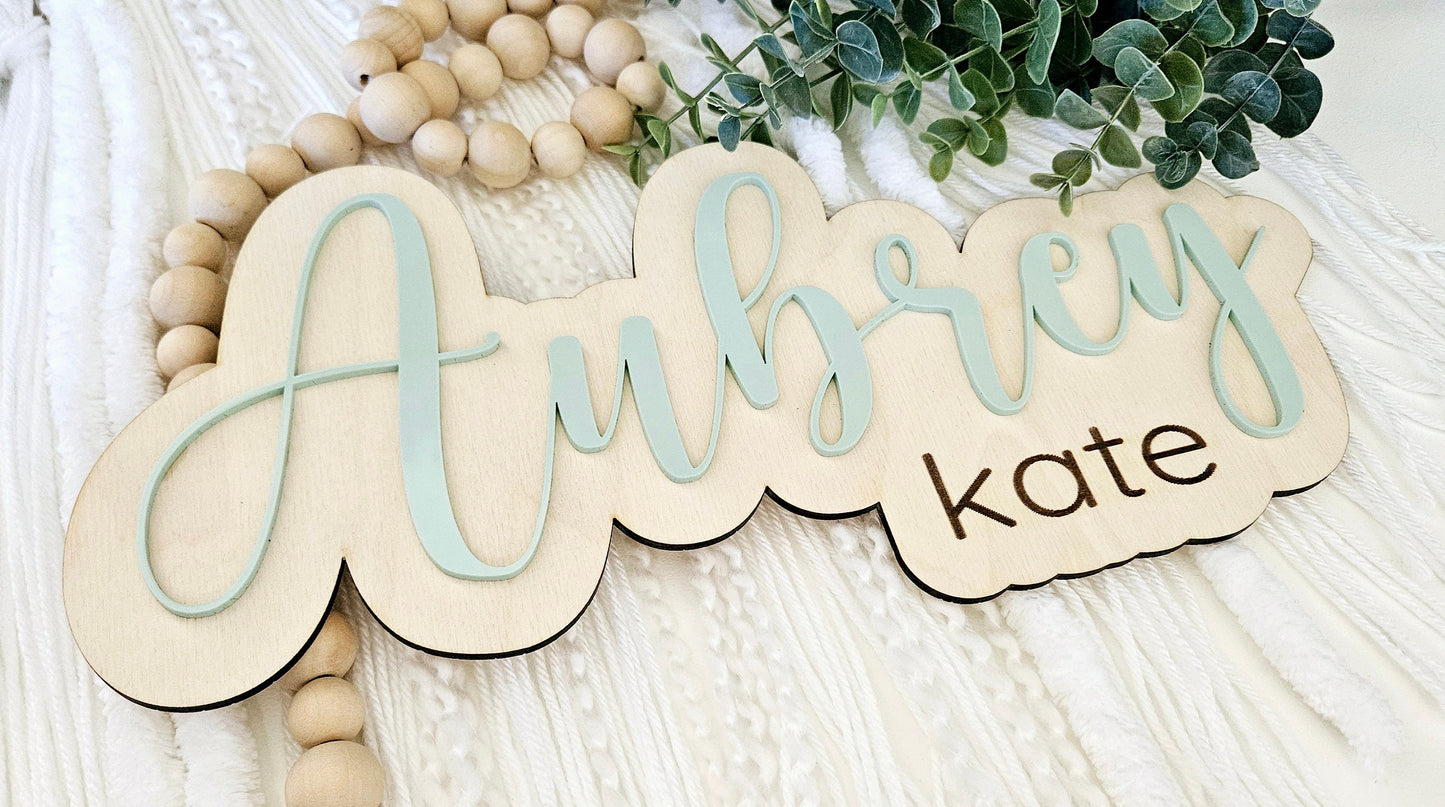 Nursery Name Sign