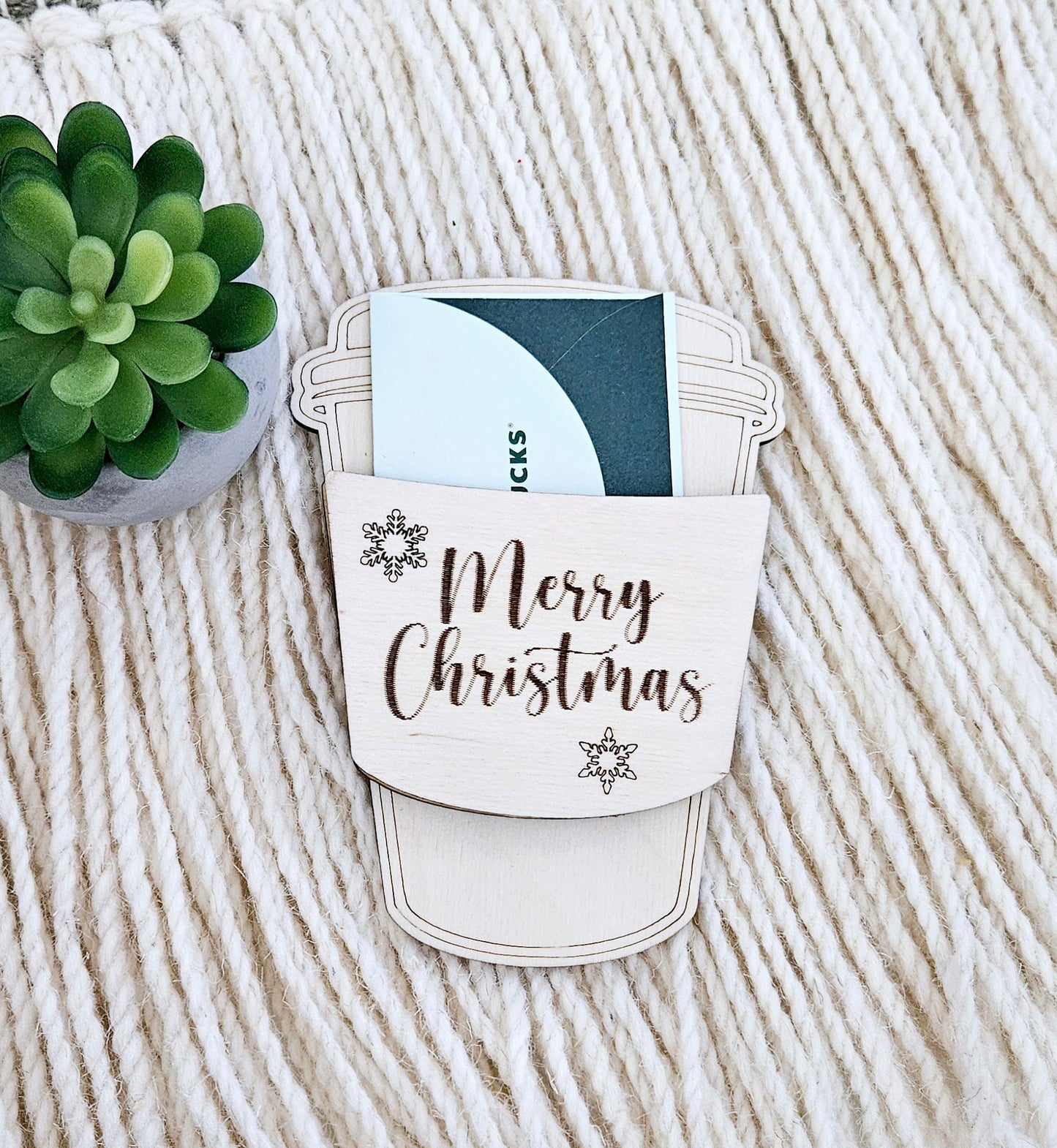 Merry Christmas Gift Card Holder