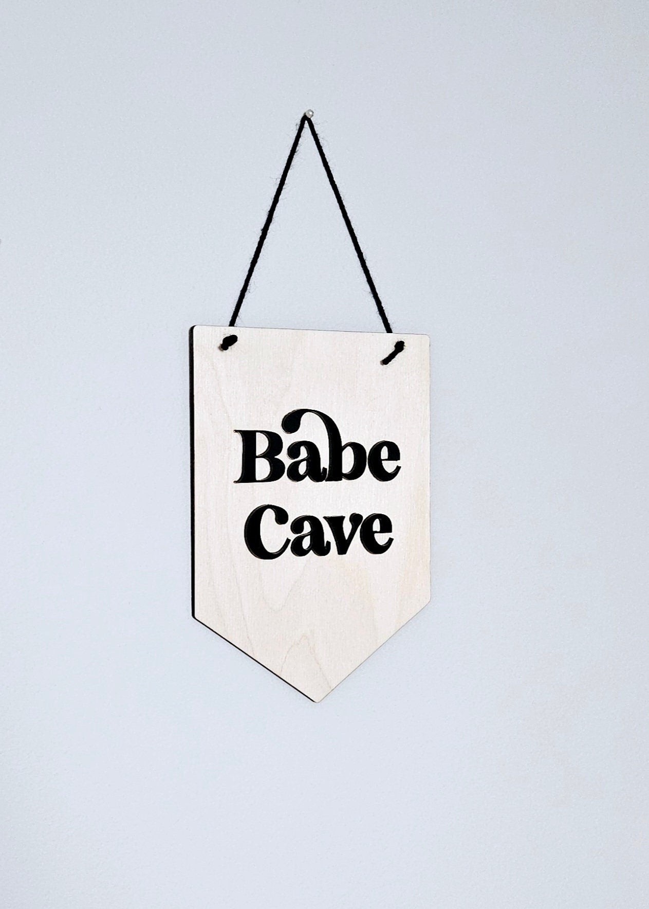 Babe Cave Banner Sign
