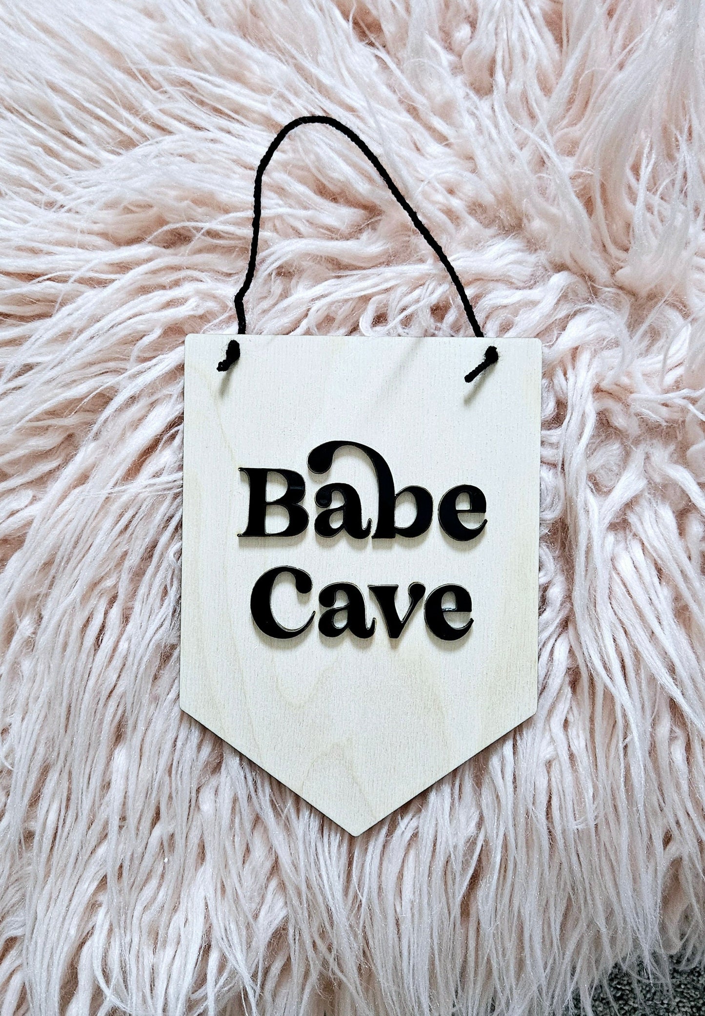 Babe Cave Banner Sign