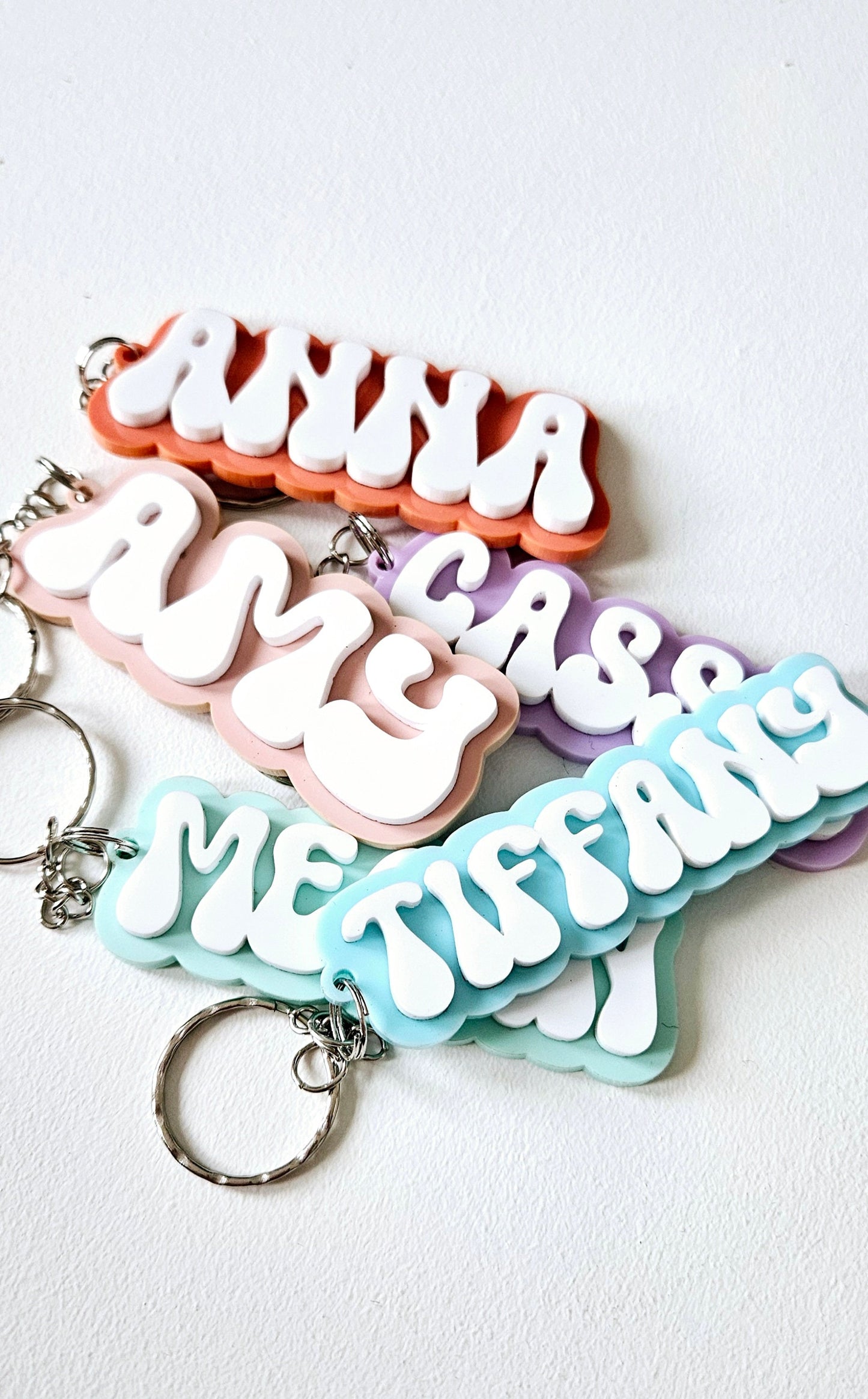 Acrylic Name Key Chain