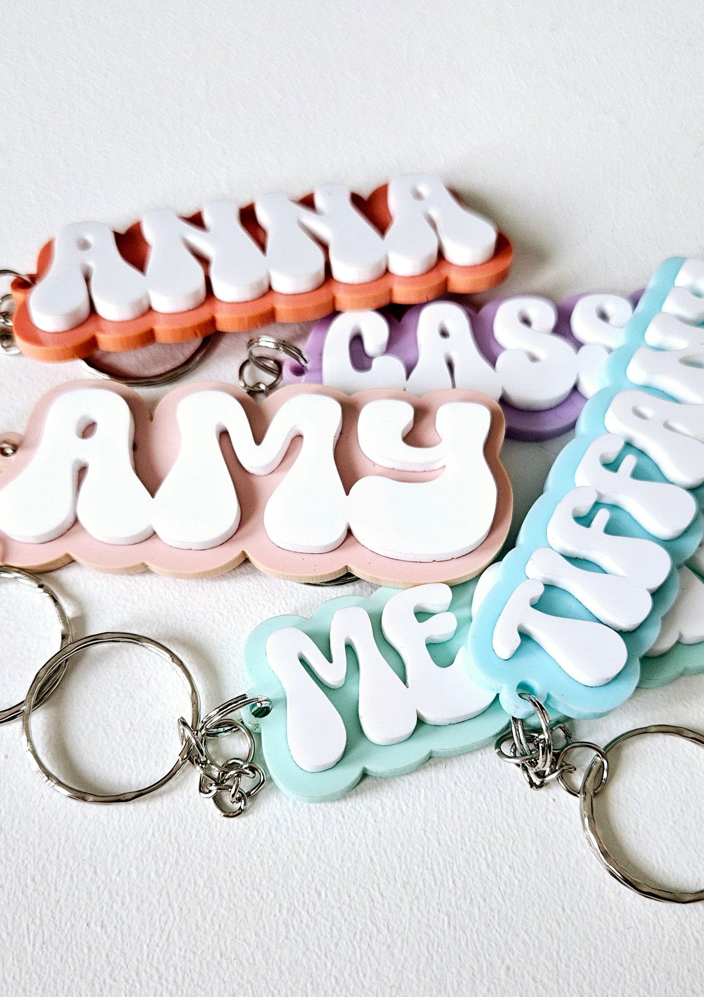 Acrylic Name Key Chain