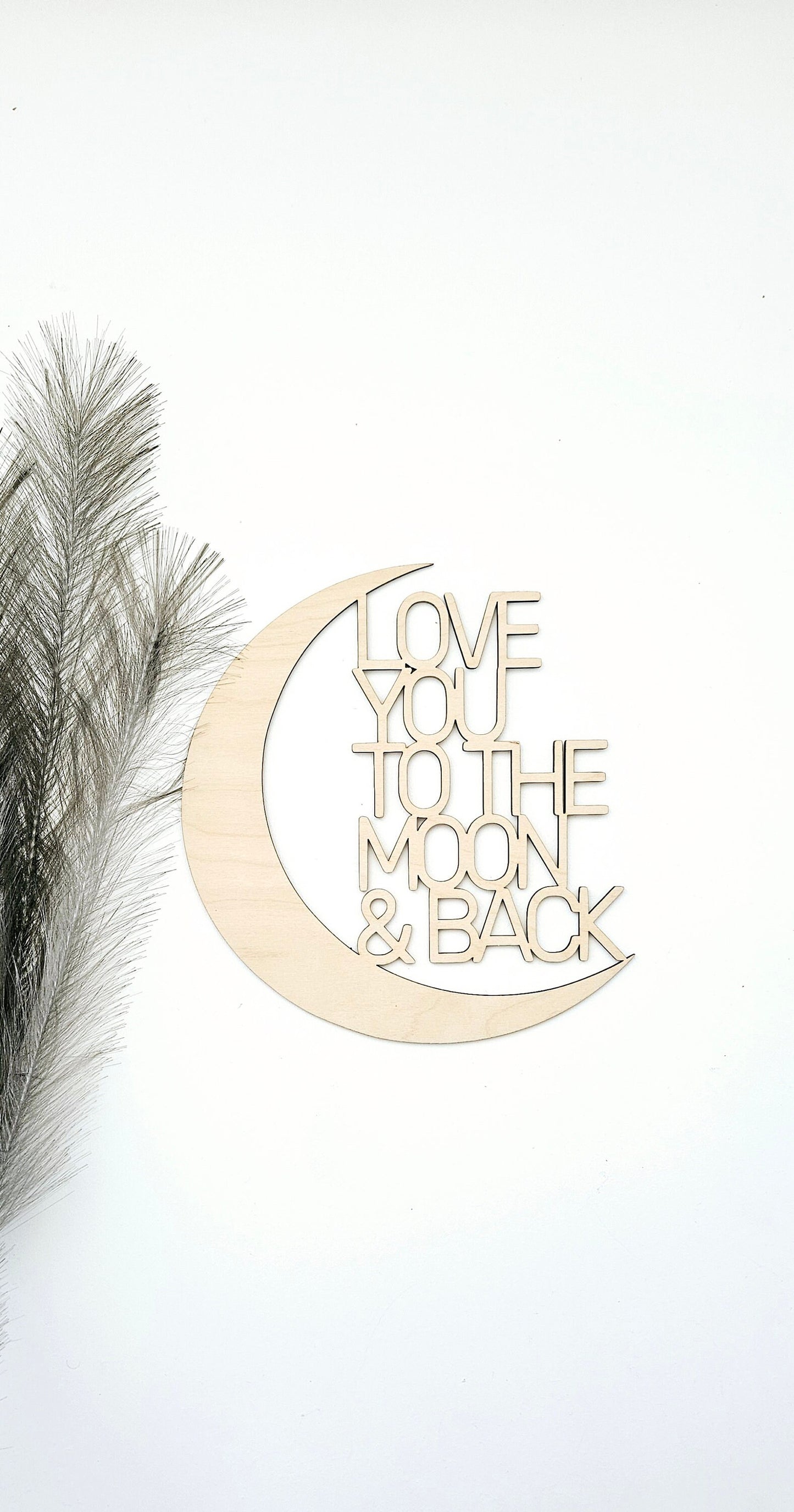Love you to the moon and back sign Nursery Sign