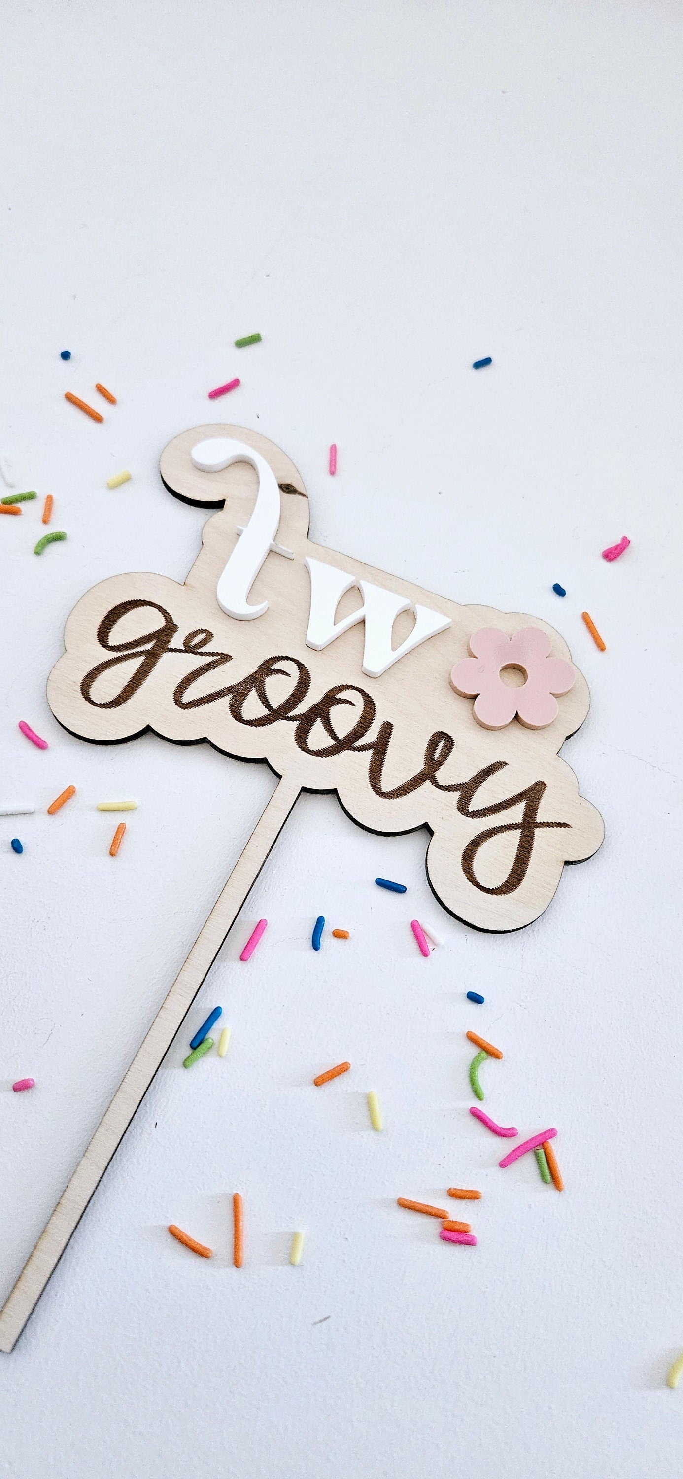 Second Birthday Cake Topper