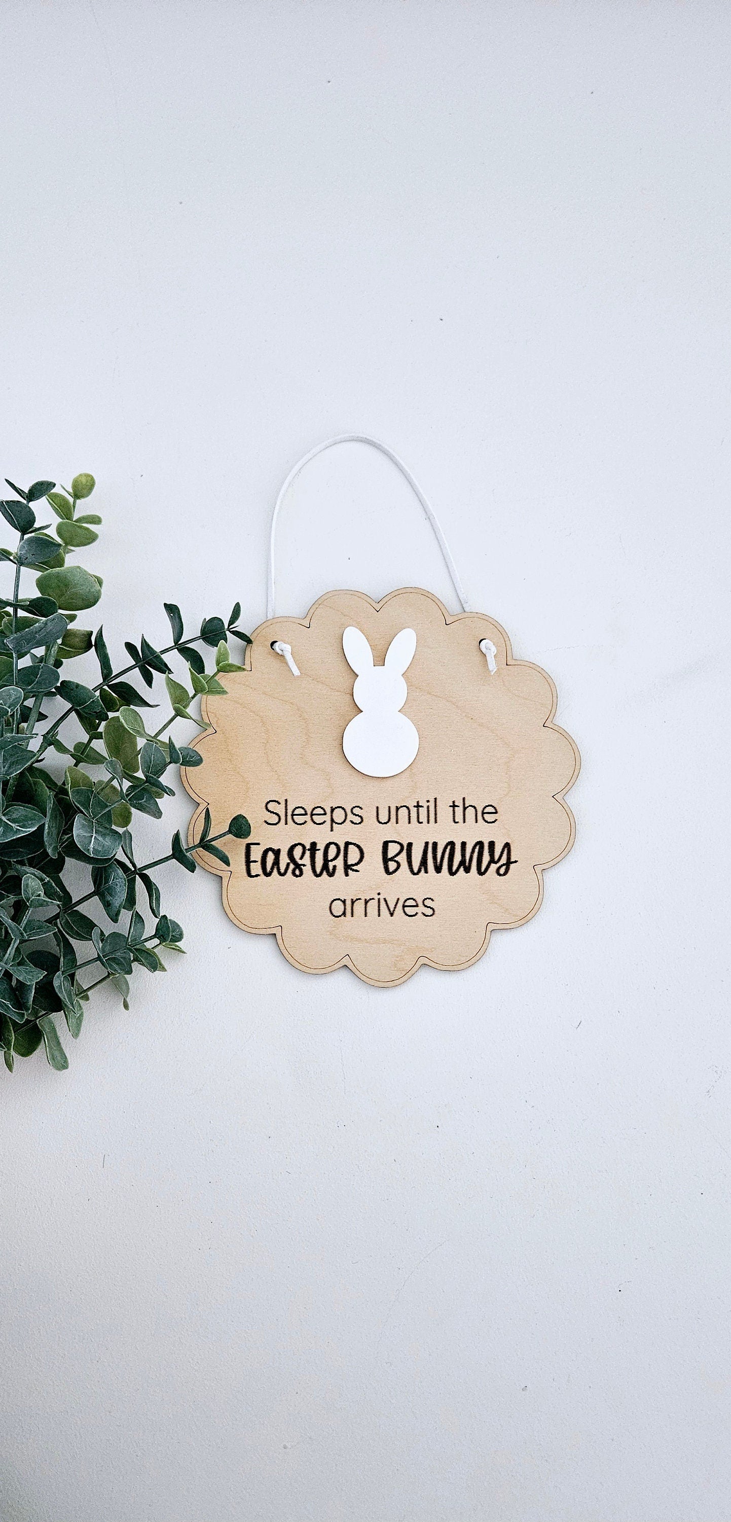 Sleeps till Easter sign