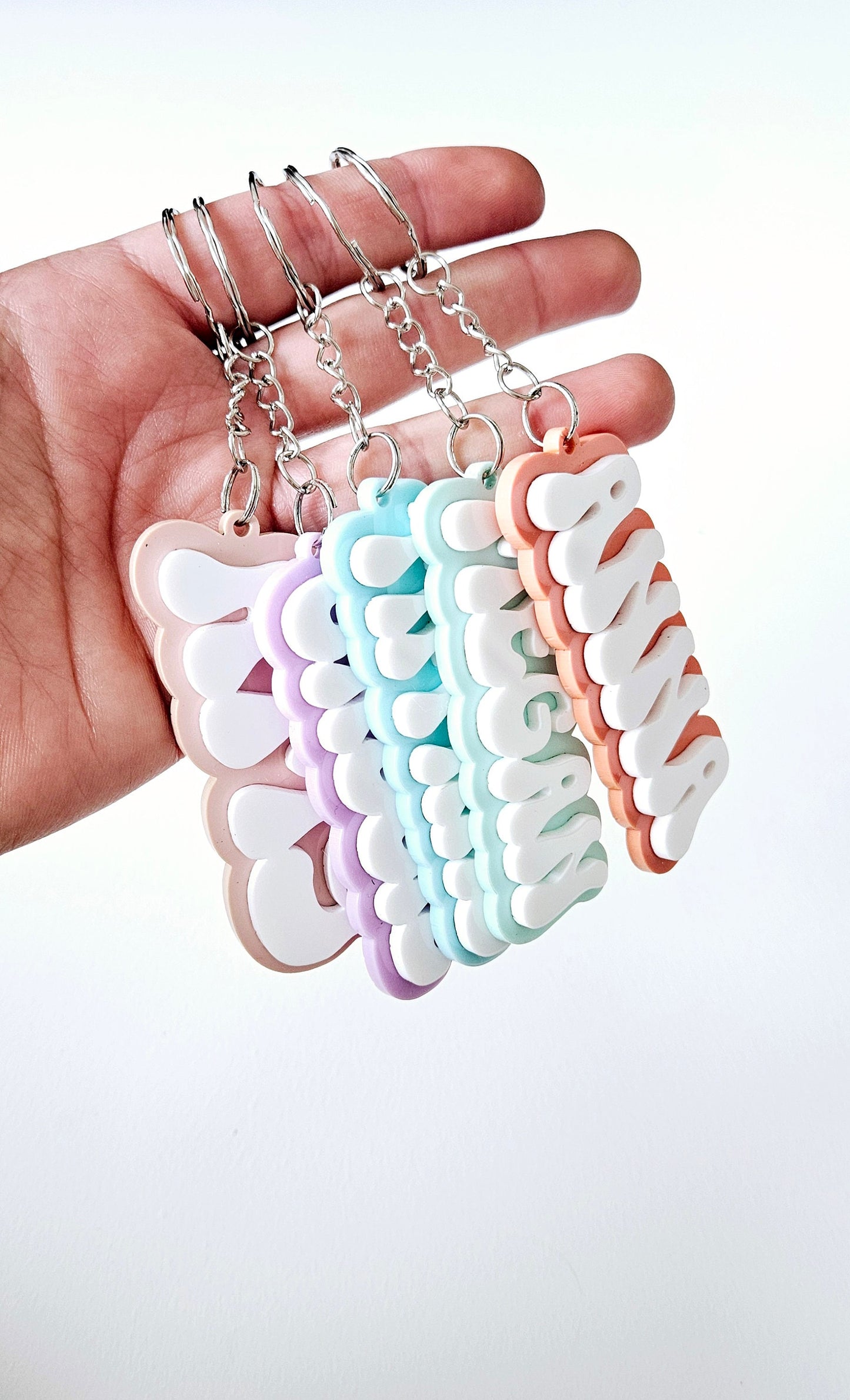 Acrylic Name Key Chain