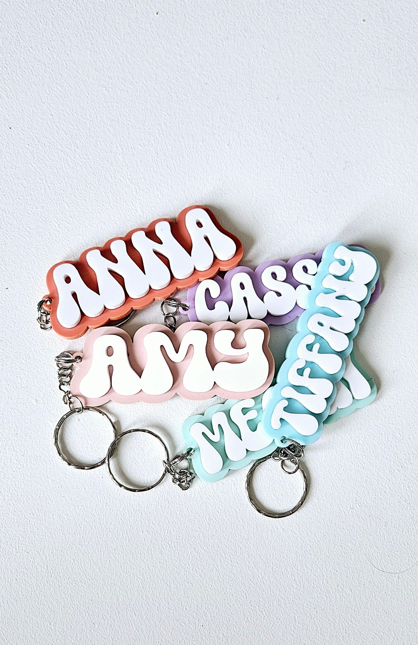 Acrylic Name Key Chain