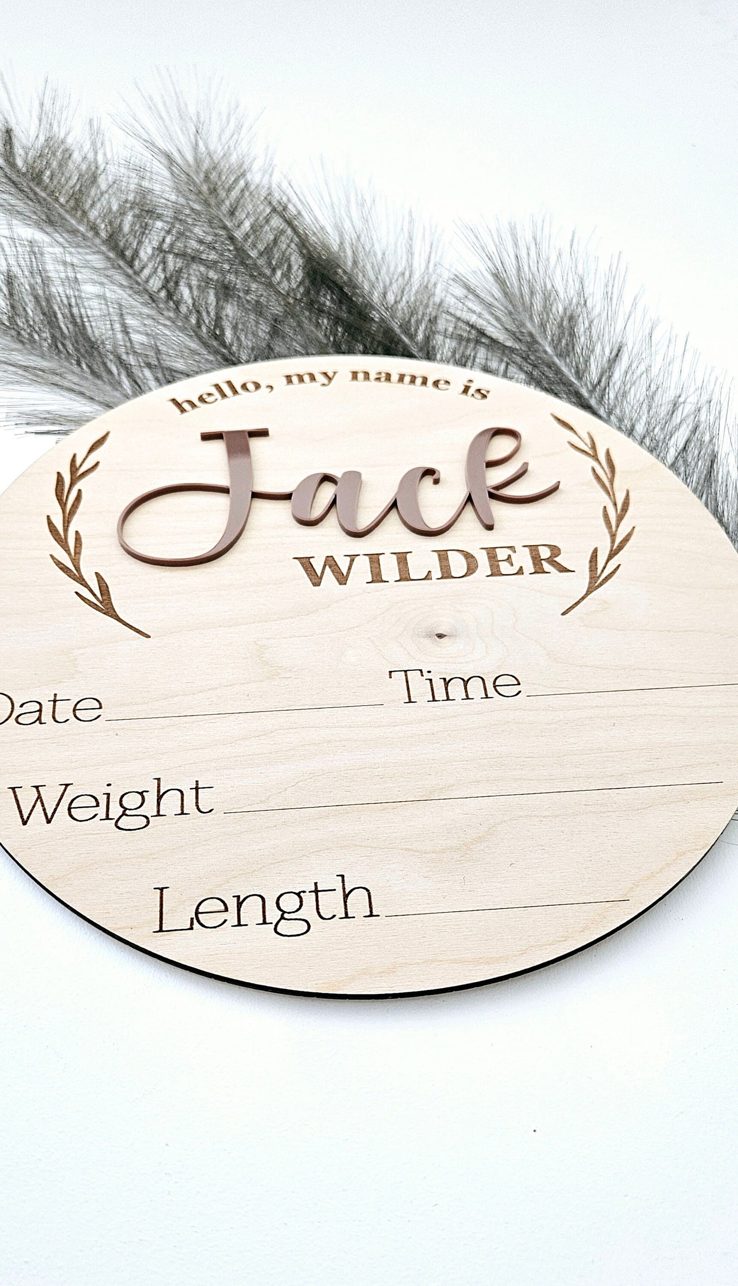Personalized Baby Name Sign