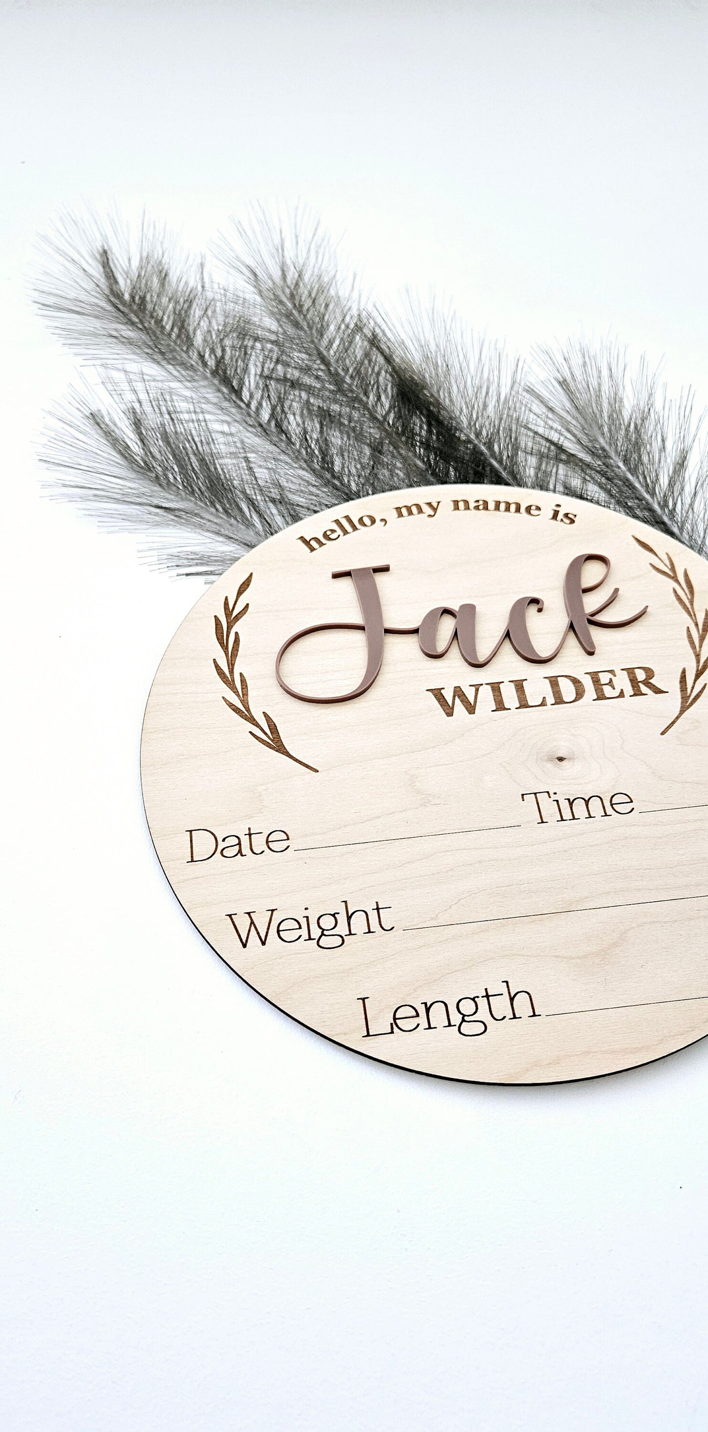 Personalized Baby Name Sign