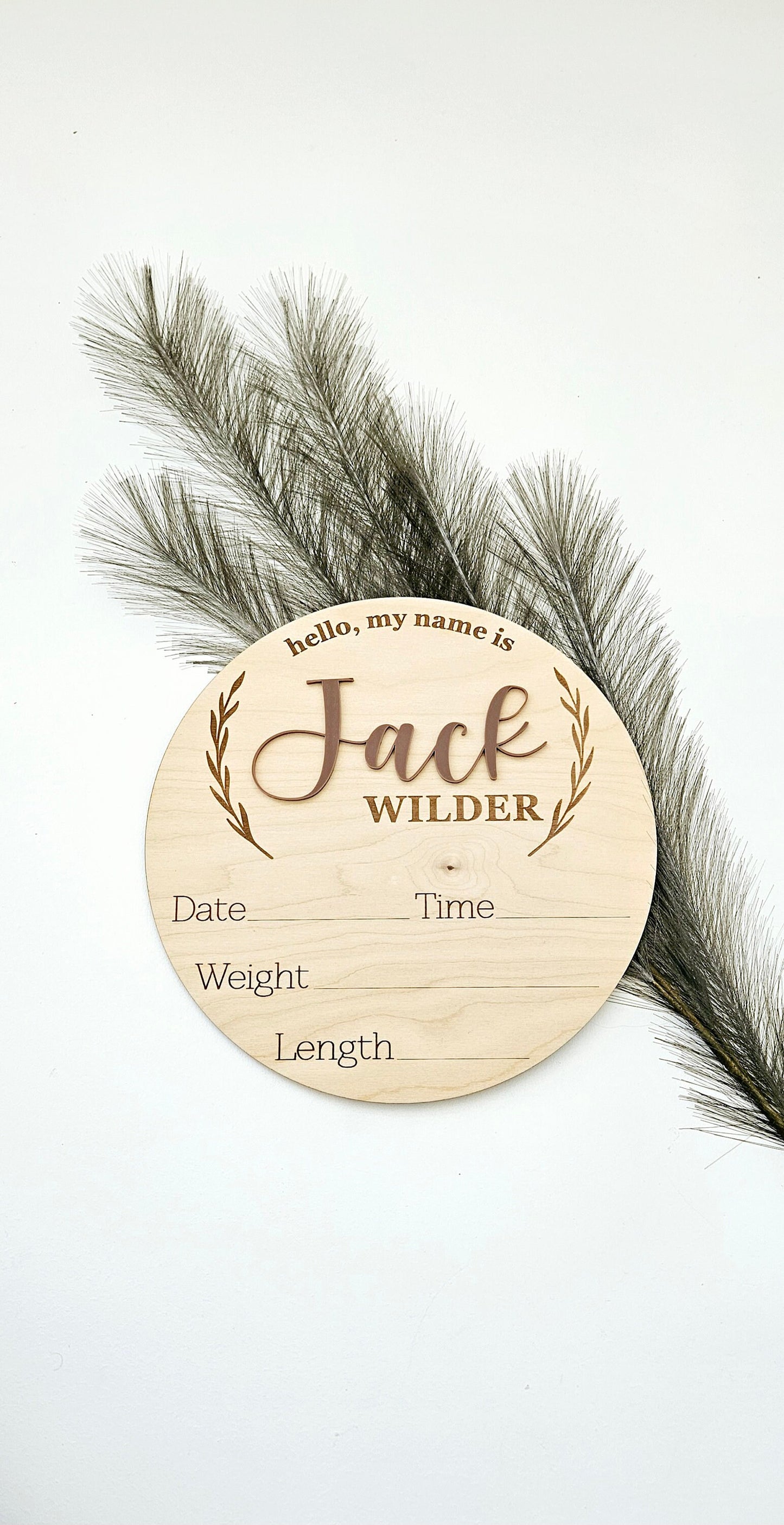 Personalized Baby Name Sign