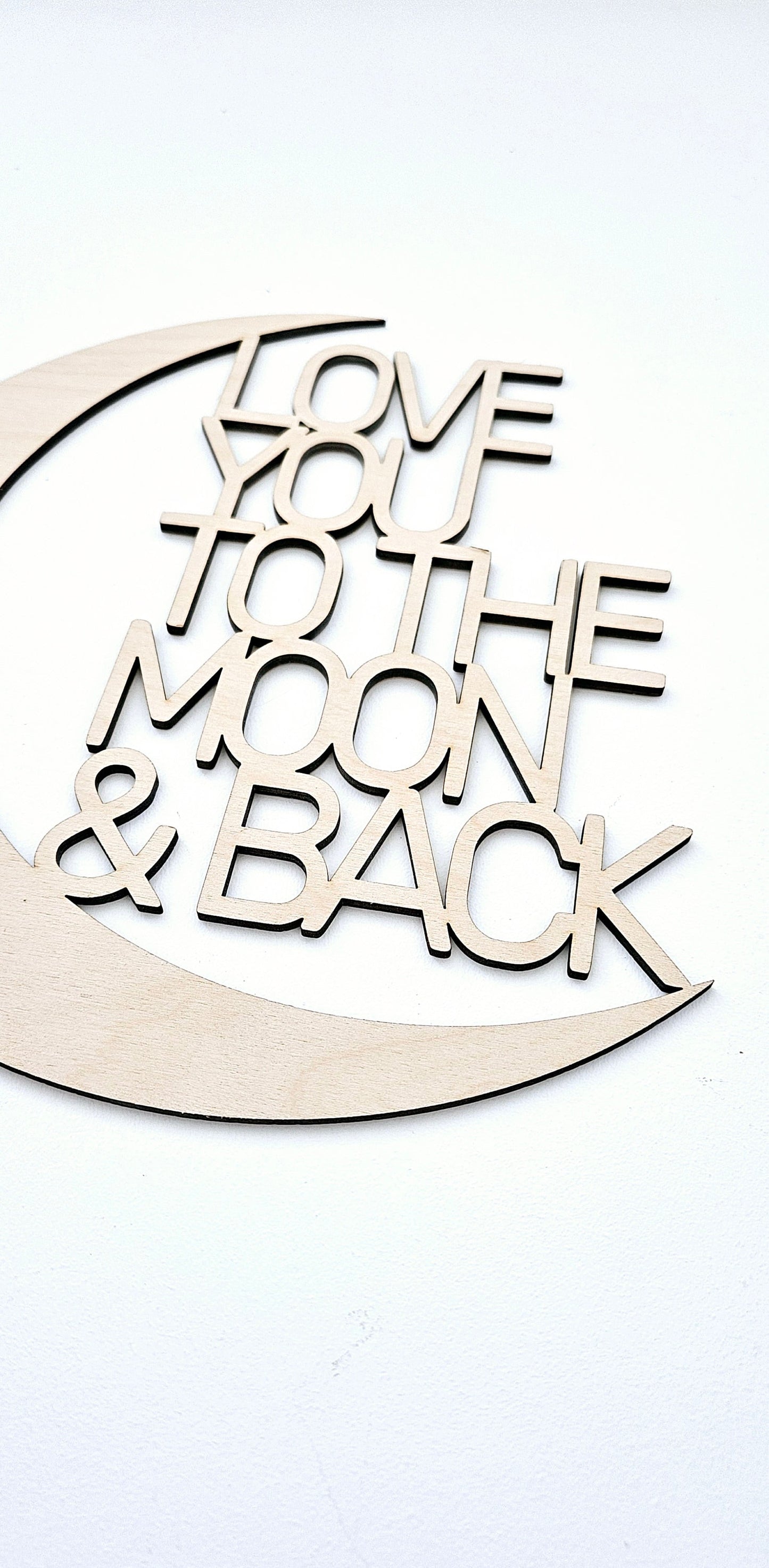 Love you to the moon and back sign Nursery Sign